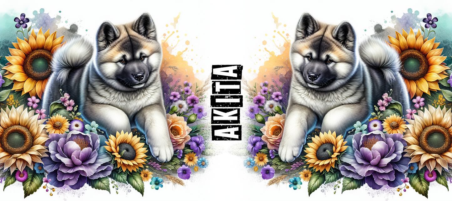 Dog Breed Floral Mug