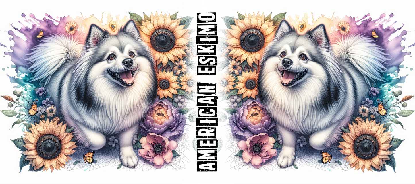 Dog Breed Floral Mug