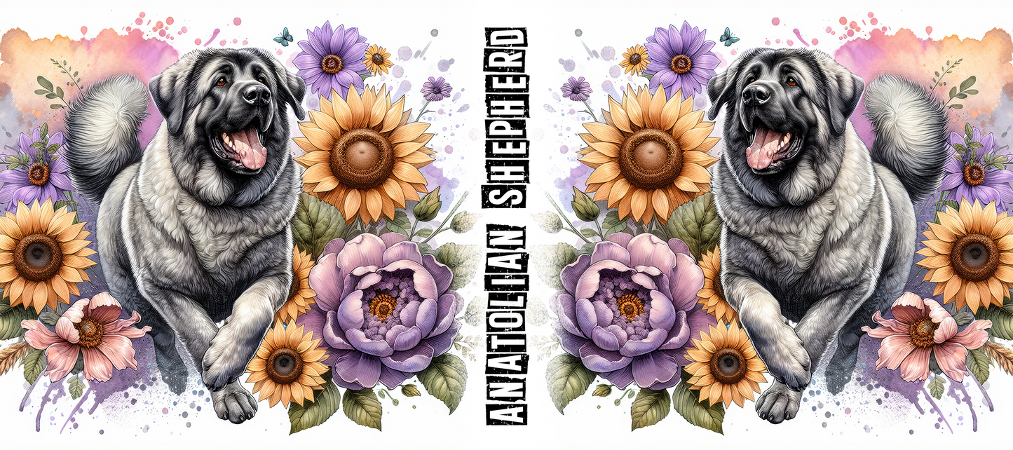 Dog Breed Floral Mug