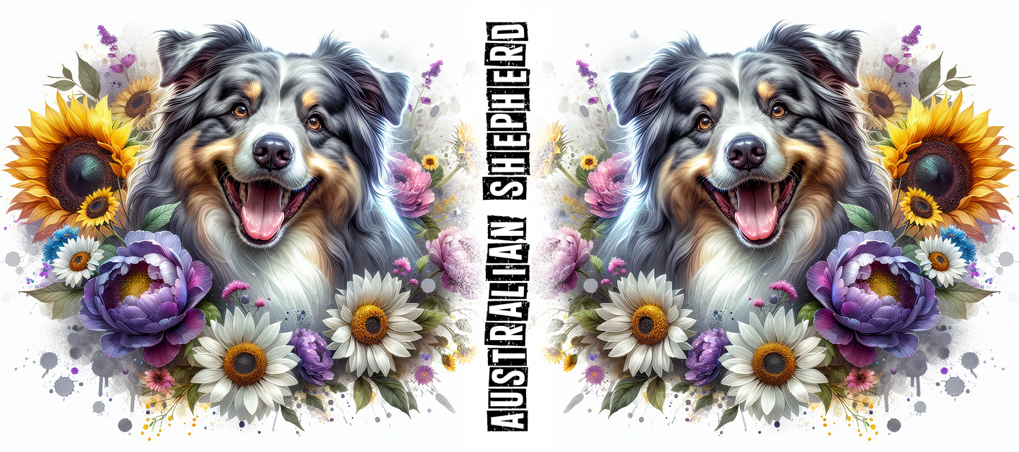 Dog Breed Floral Mug