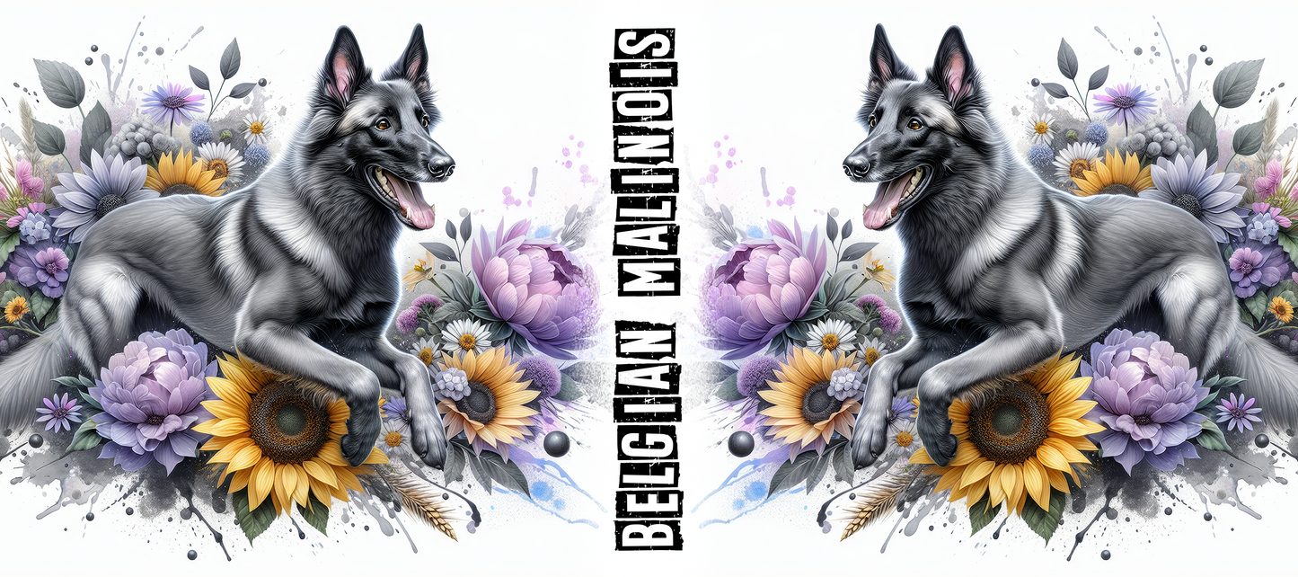 Dog Breed Floral Mug