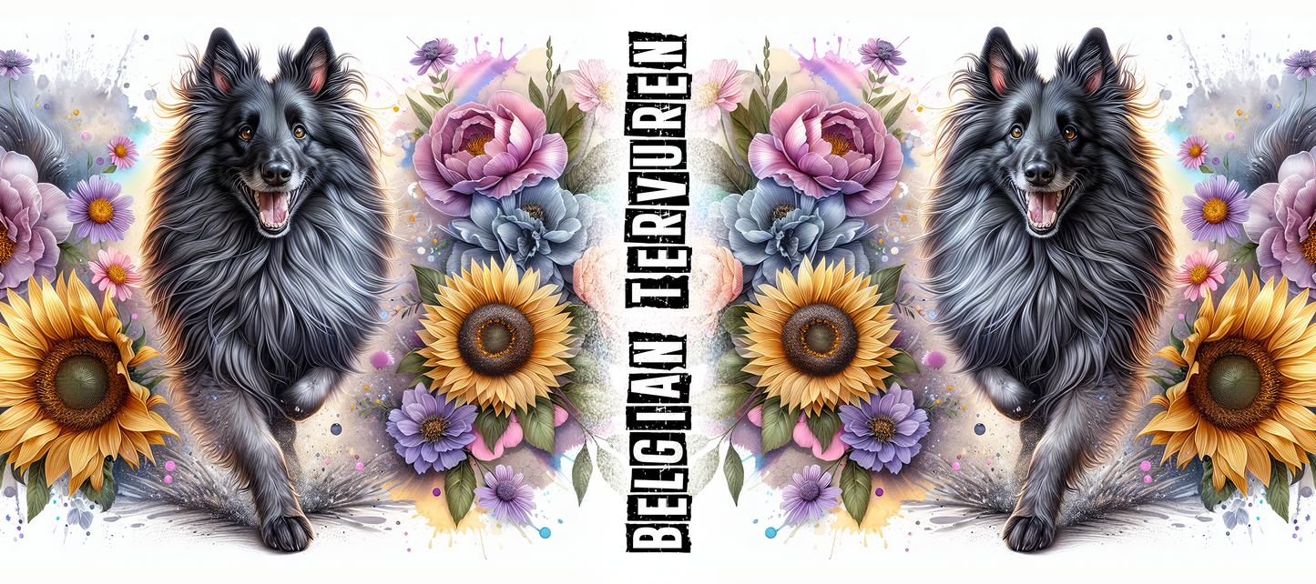 Dog Breed Floral Mug