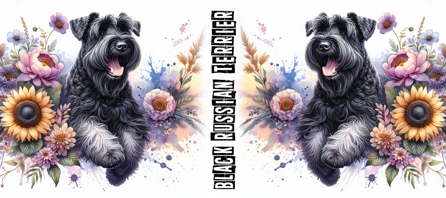 Dog Breed Floral Mug