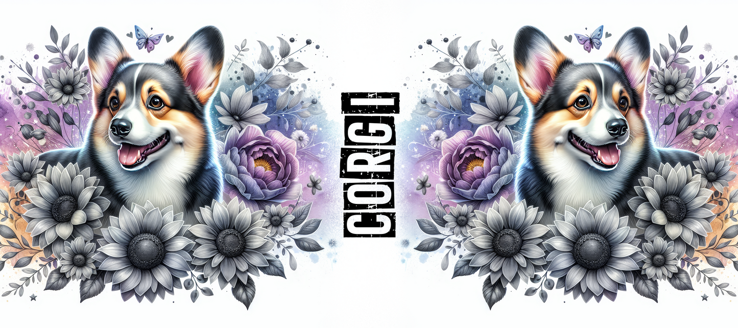 Dog Breed Floral Mug