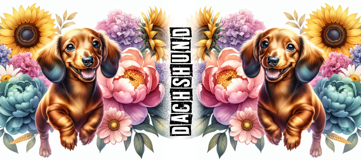 Dog Breed Floral Mug