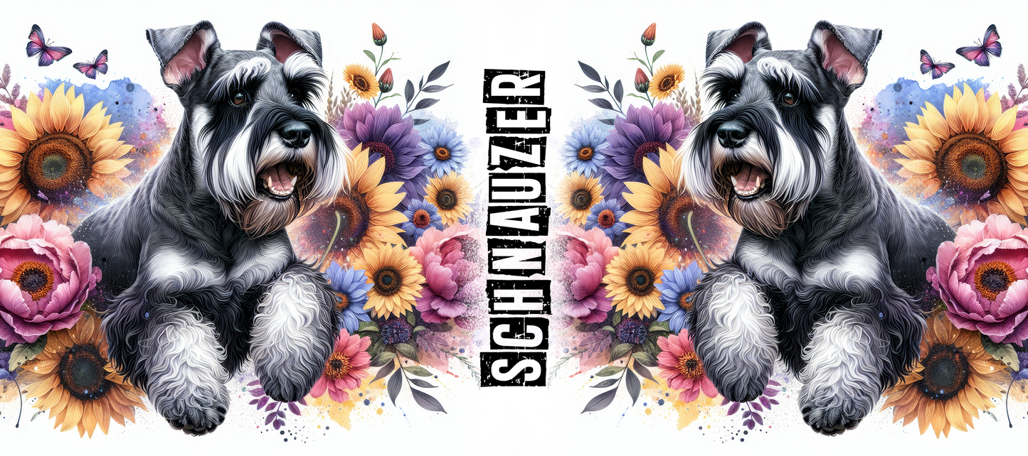 Dog Breed Floral Mug