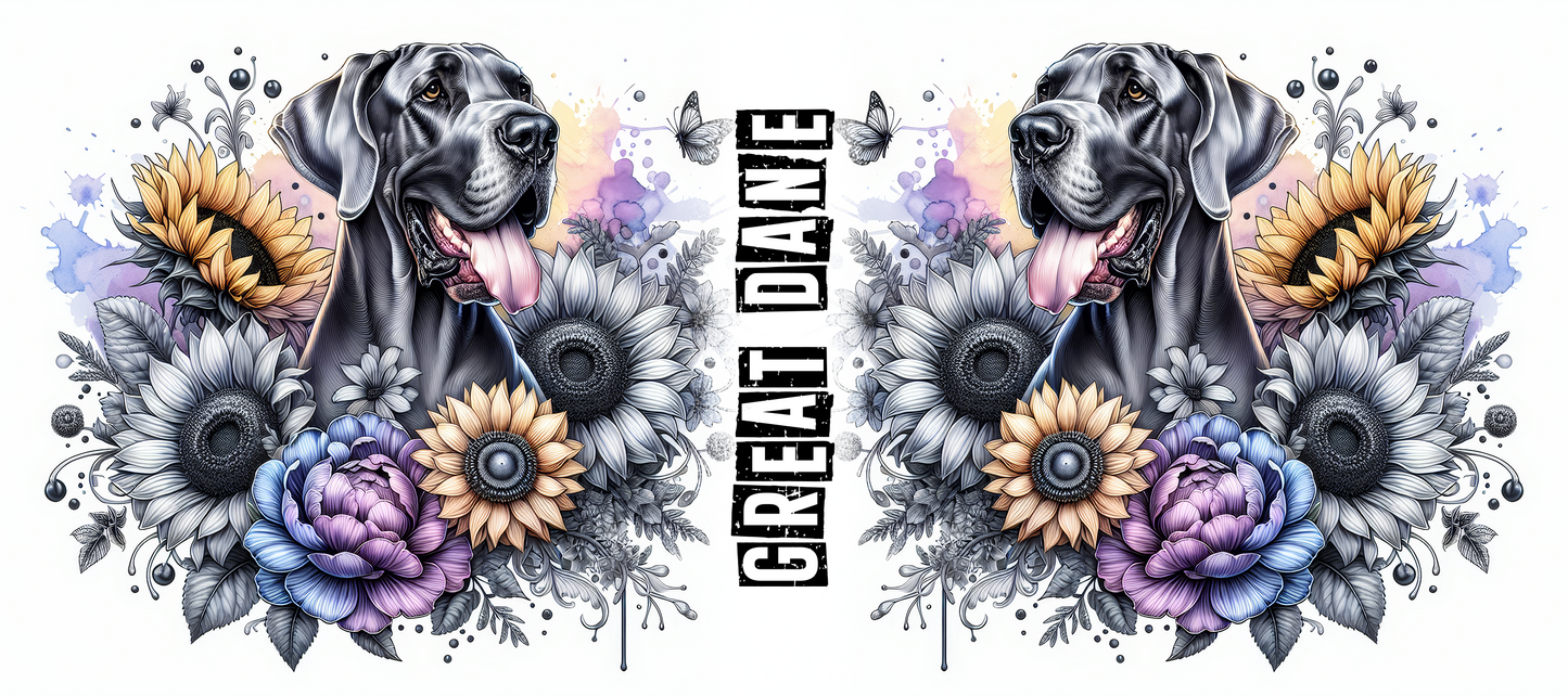 Dog Breed Floral Mug