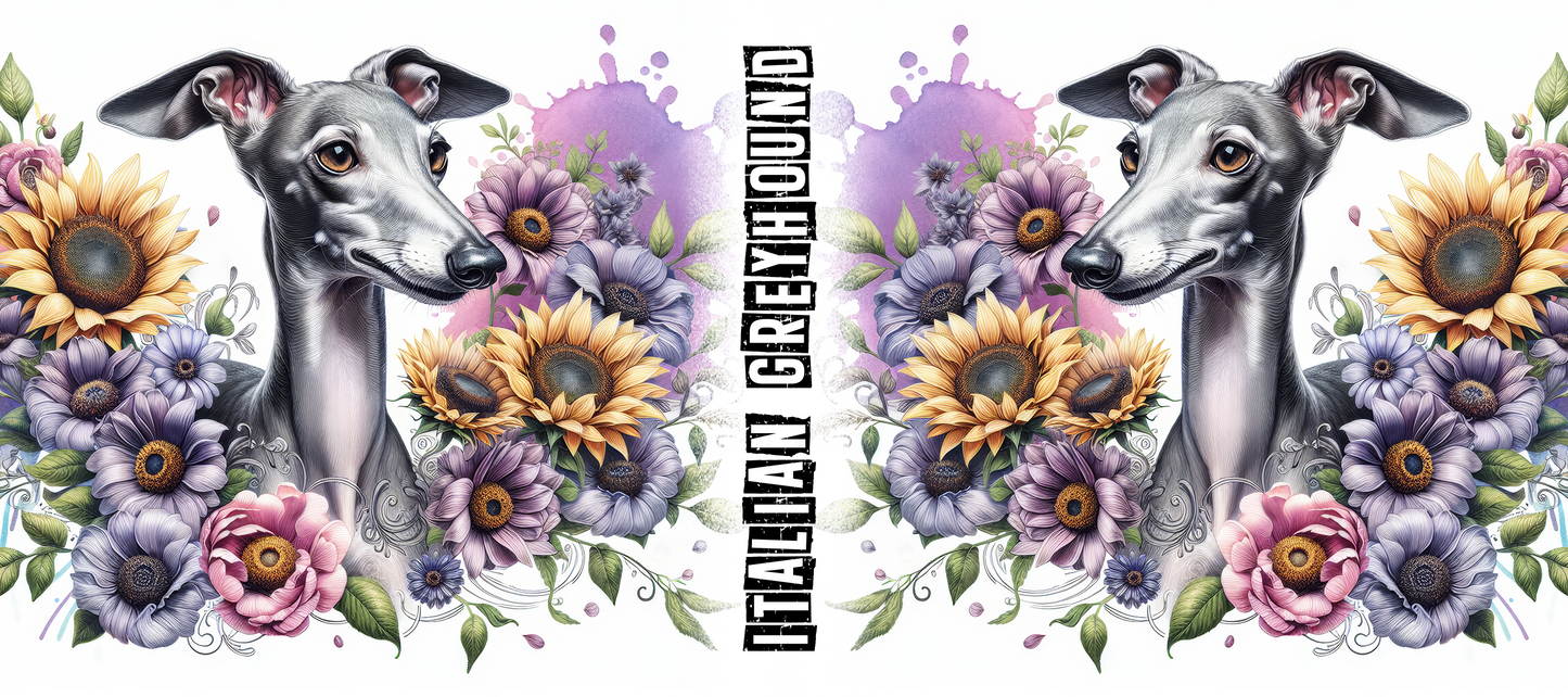 Dog Breed Floral Mug