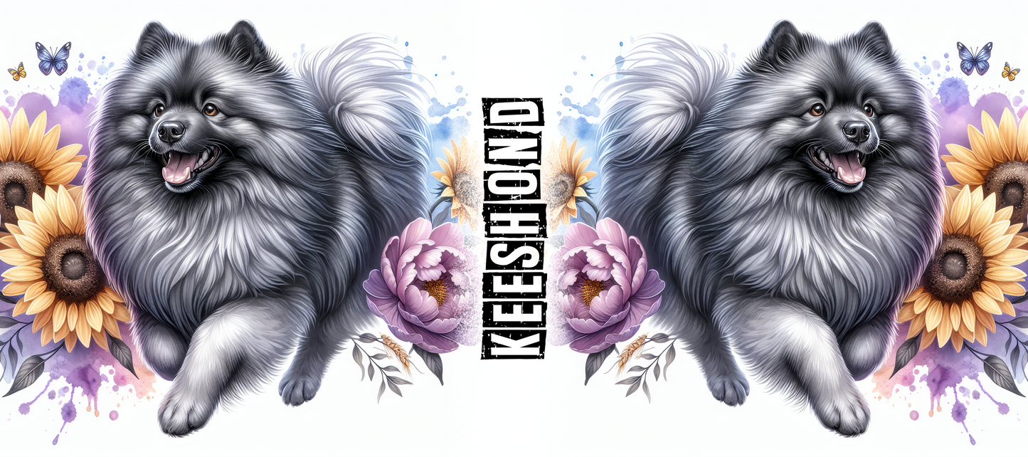 Dog Breed Floral Mug