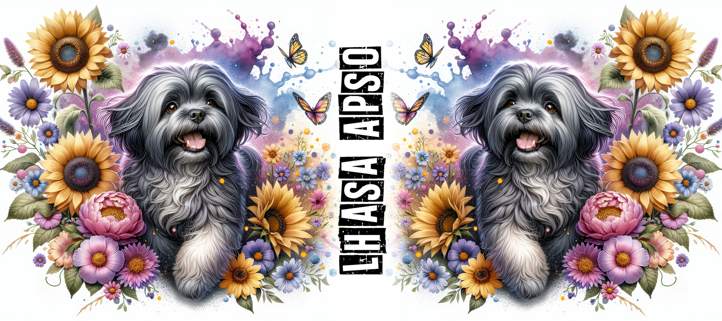 Dog Breed Floral Mug