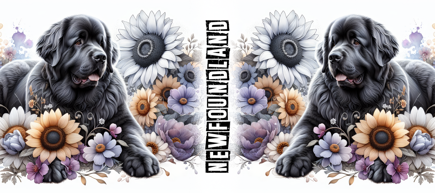 Dog Breed Floral Mug