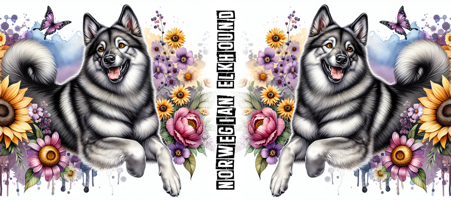 Dog Breed Floral Mug