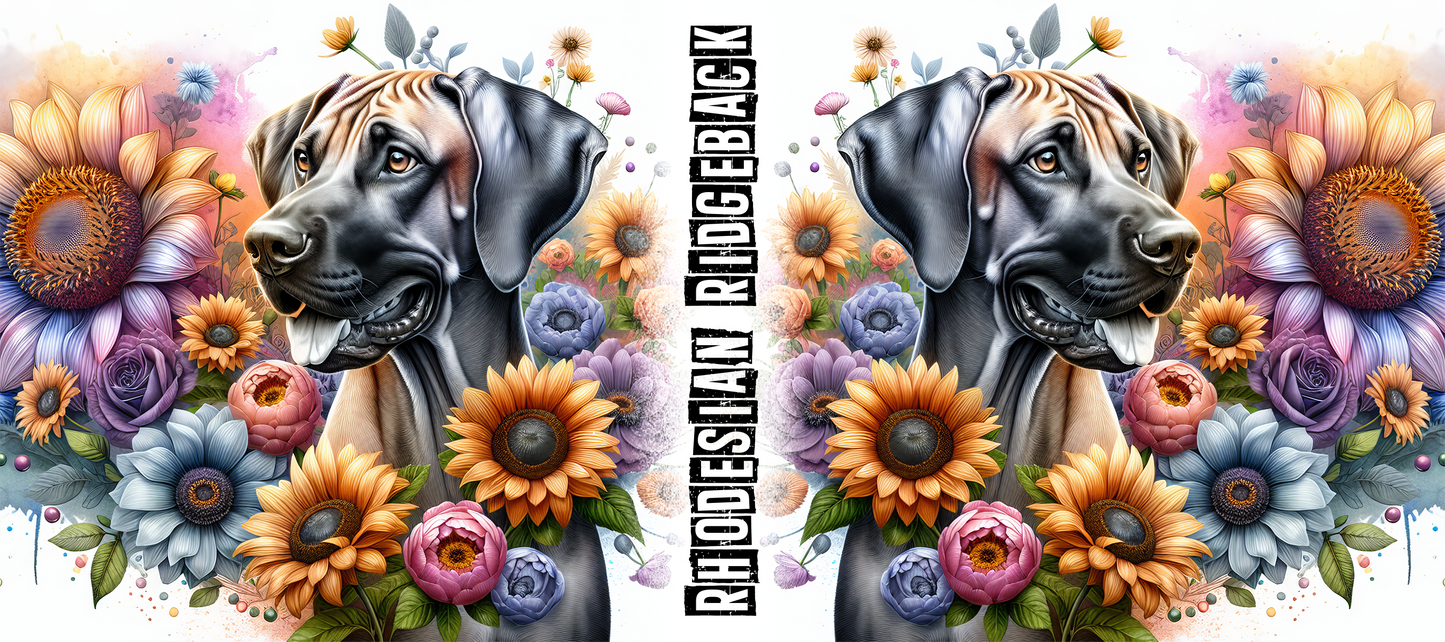 Dog Breed Floral Mug
