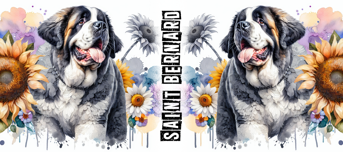Dog Breed Floral Mug