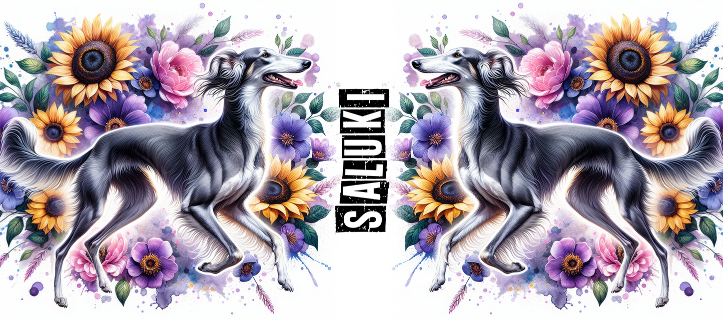 Dog Breed Floral Mug