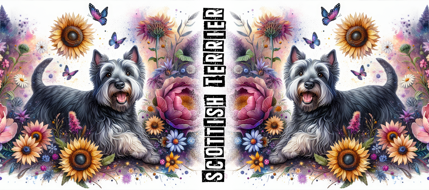 Dog Breed Floral Mug