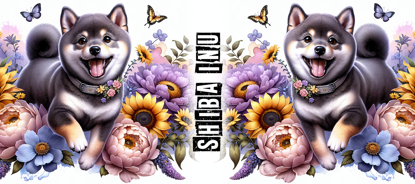Dog Breed Floral Mug