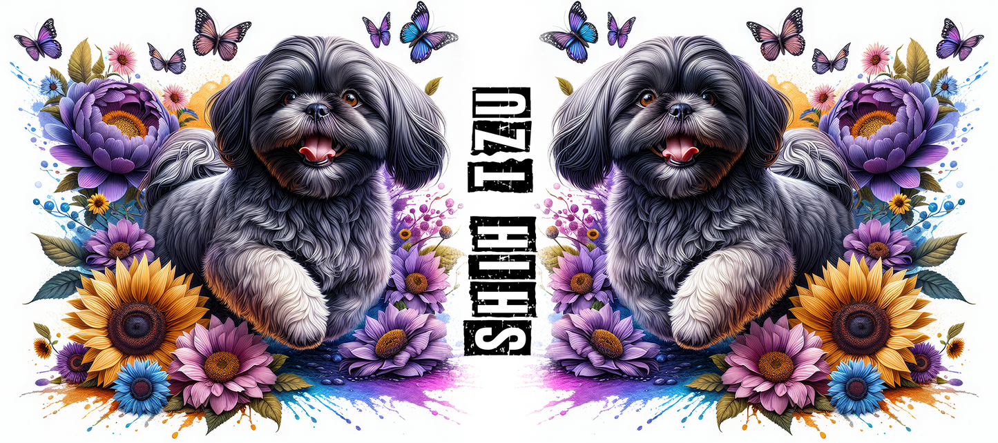 Dog Breed Floral Mug