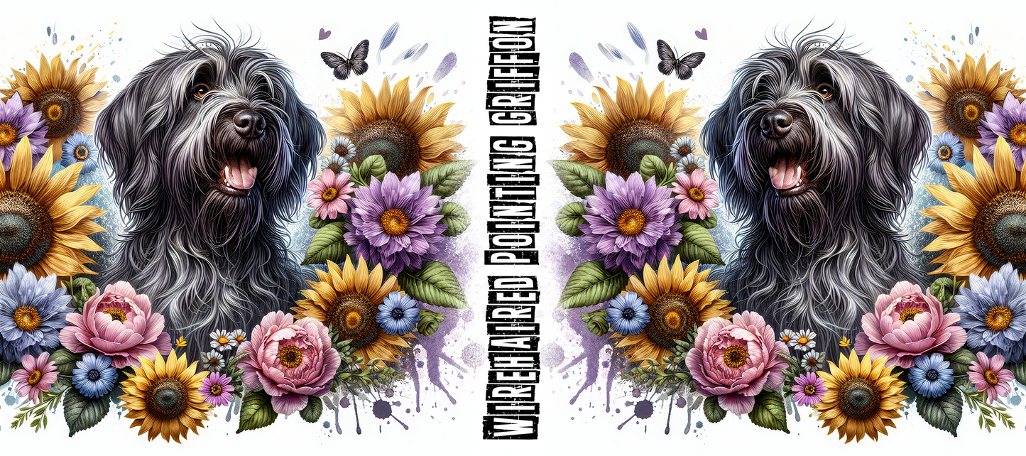 Dog Breed Floral Mug