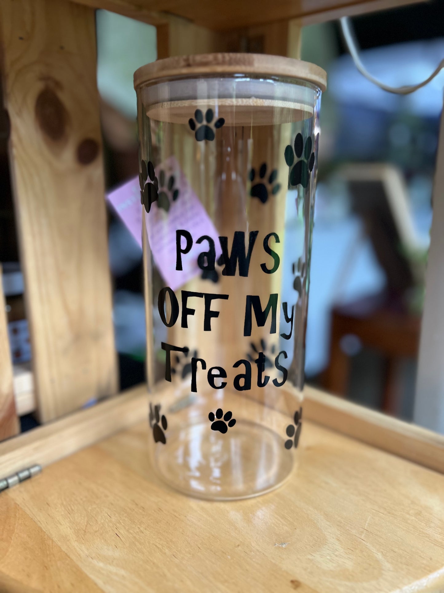 Paws Of My Treats - Treat Jar
