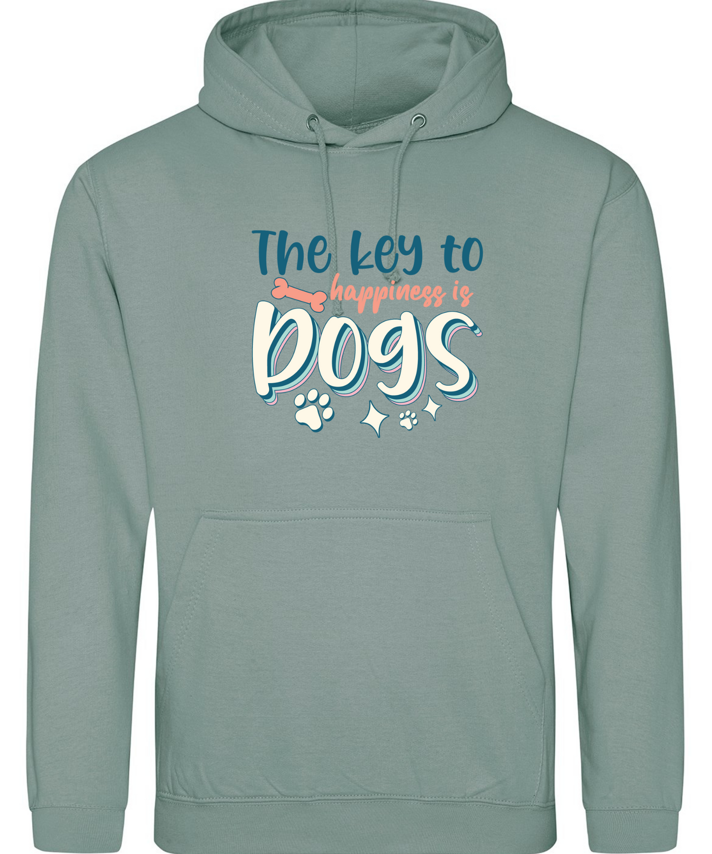 The Key to Happiness is Dogs Hoodie
