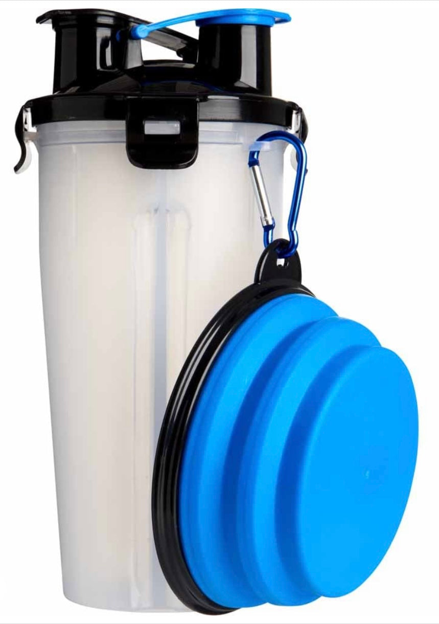 2 in 1 Water & Treat Pet Bottle