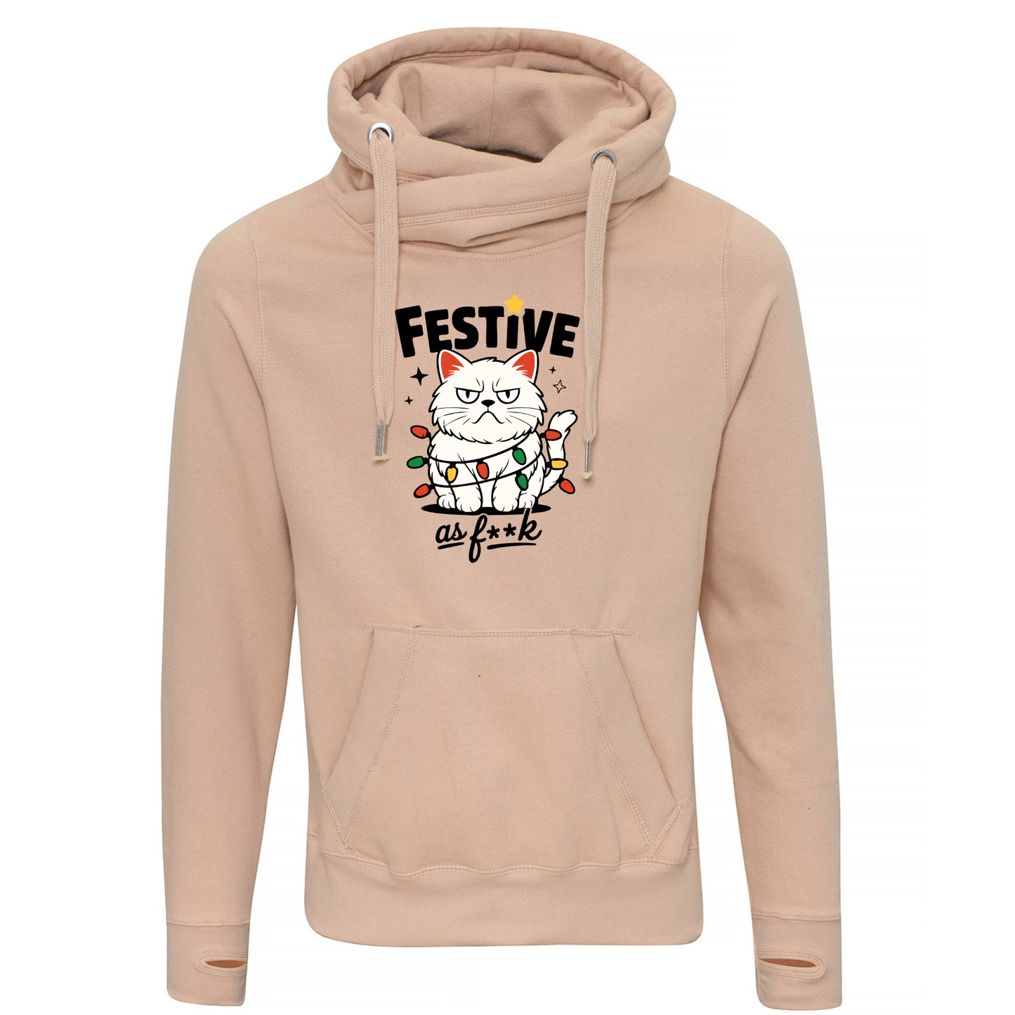Festive Cat Hoodie