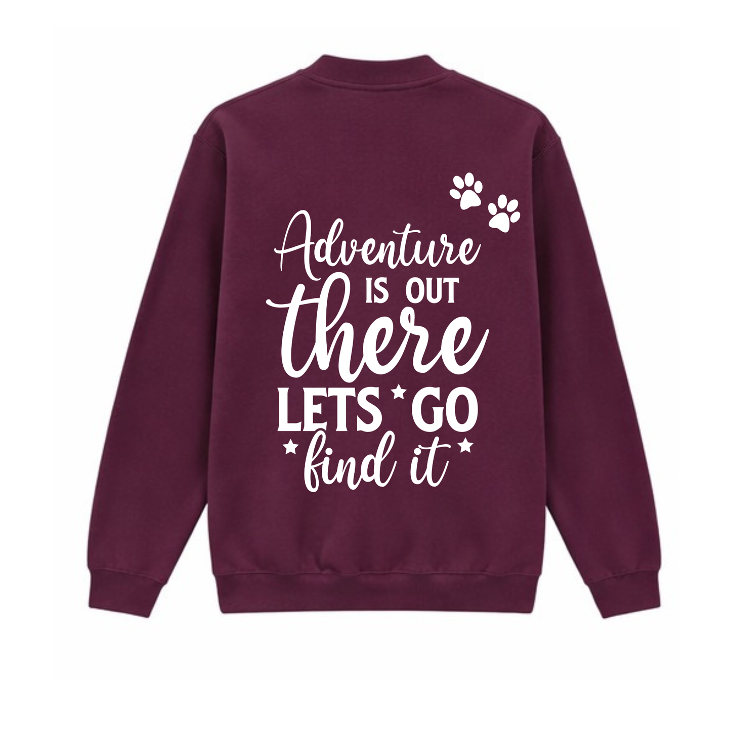 Adventure is out there Quarter Zip Sweater - Made to Order