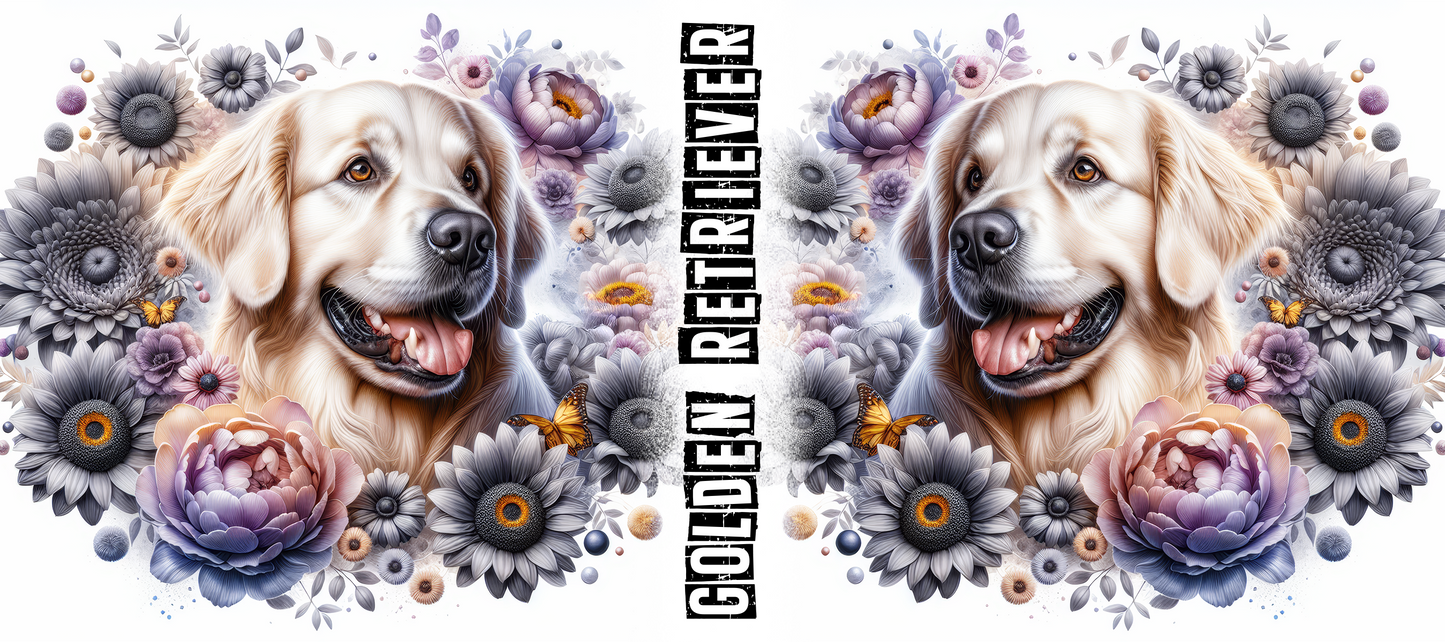 Dog Breed Floral Mug