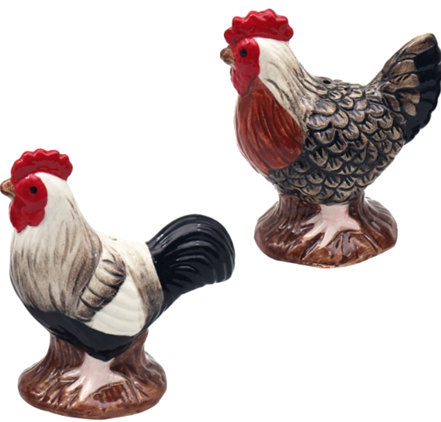 Rooster ceramic Salt & Pepper Set