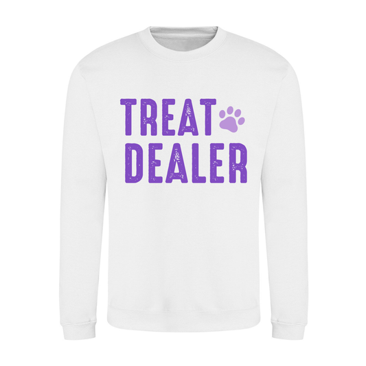 Treat Dealer Sweater – White Ready to Ship - Last one!