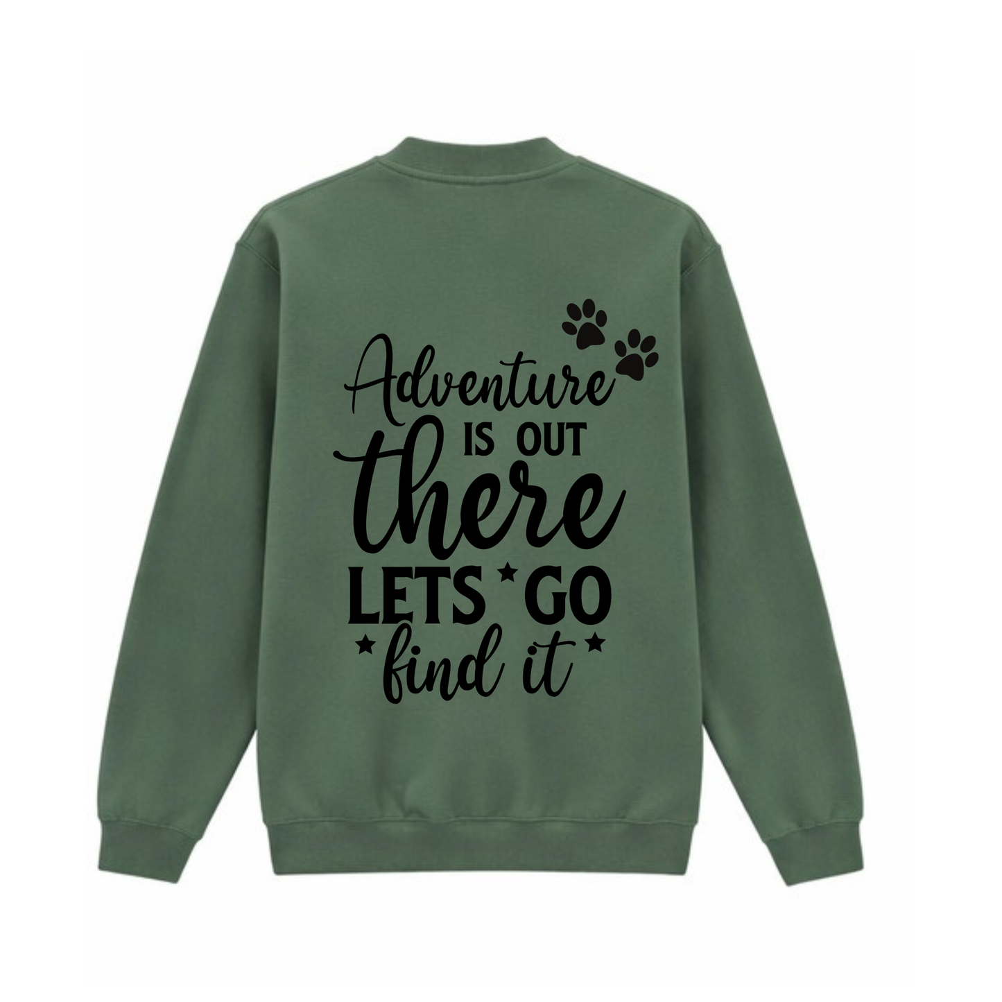 Adventure is out there Quarter Zip Sweater - Made to Order