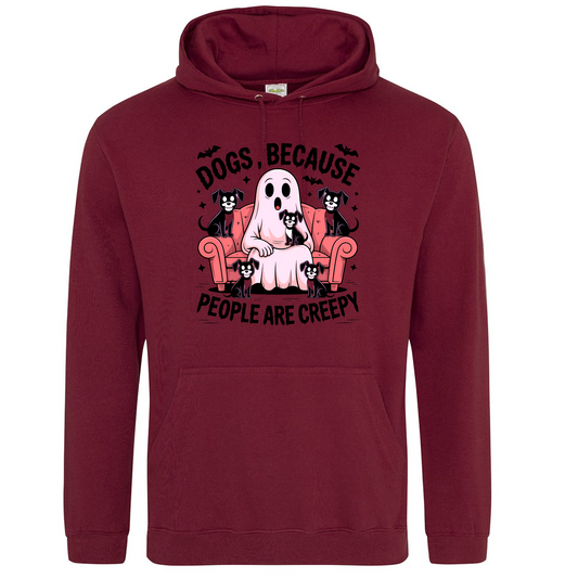 👻 Dogs, Because People Are Creepy Hoodie