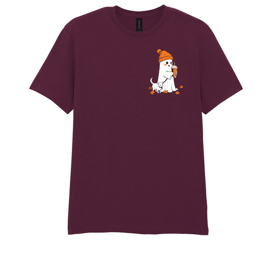 🎃 Ghost Pup Latte Tee